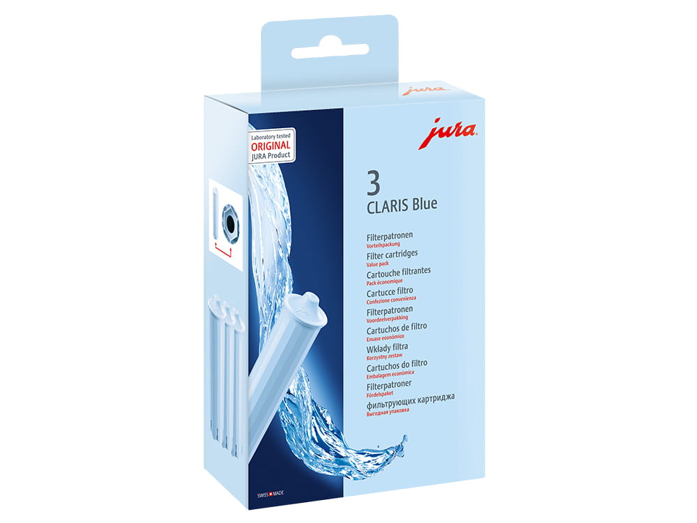 JURA 6x Wessper filtres à eau pour machines à café compatible avec Jura Claris Blue 